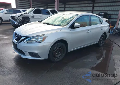 2016 Nissan Sentra S из США, поврежденный, VIN 3N1AB7AP8GL650441